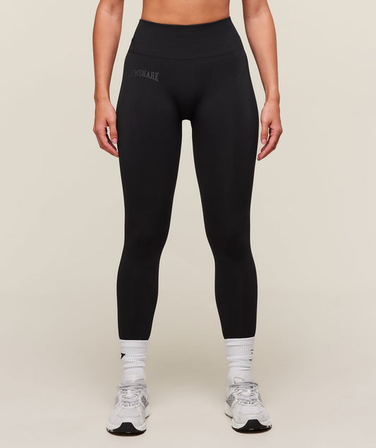 Gymshark Everyday Seamless Graphic Leggings - Black