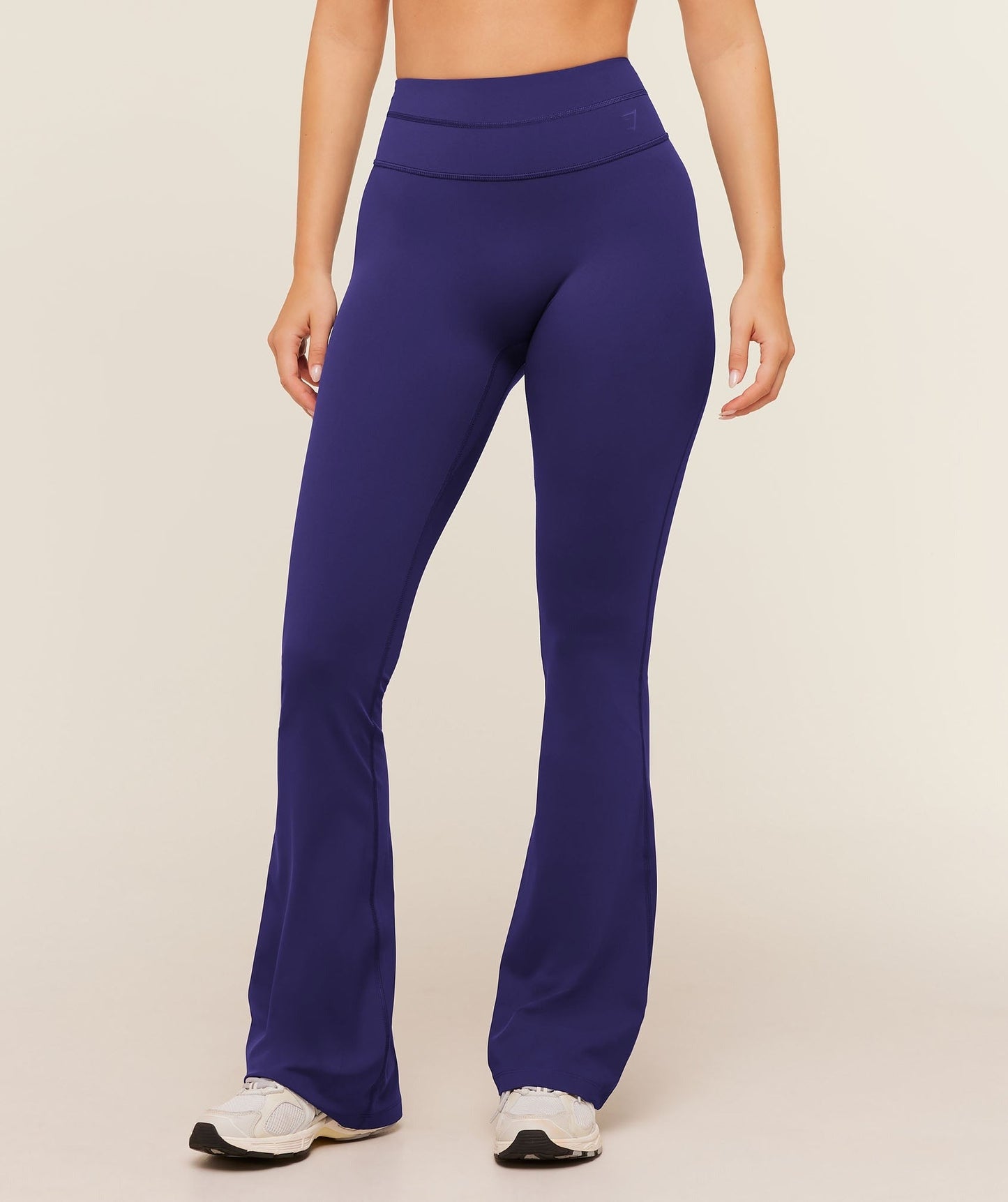 Gymshark Crossover Back Flared Leggings - Indigo Purple