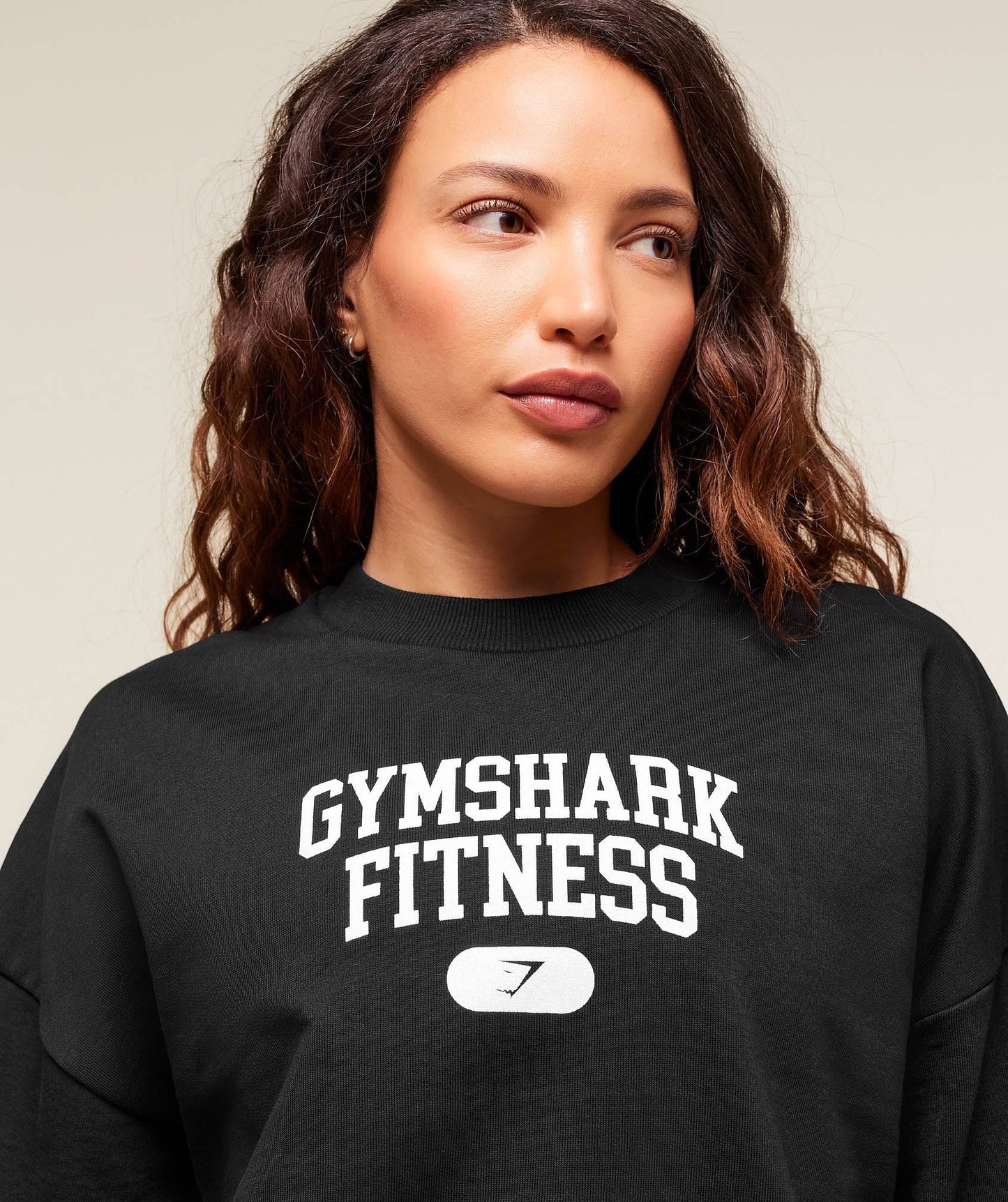 Gymshark Campus Graphic Pullover - Black