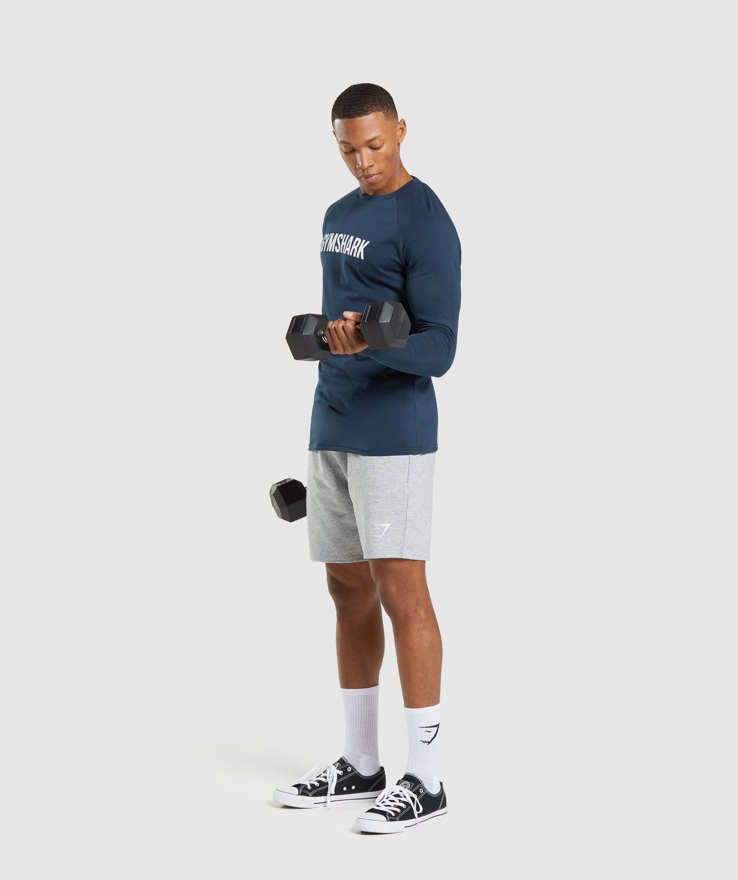 Gymshark Apollo Long Sleeve T-Shirt - Navy
