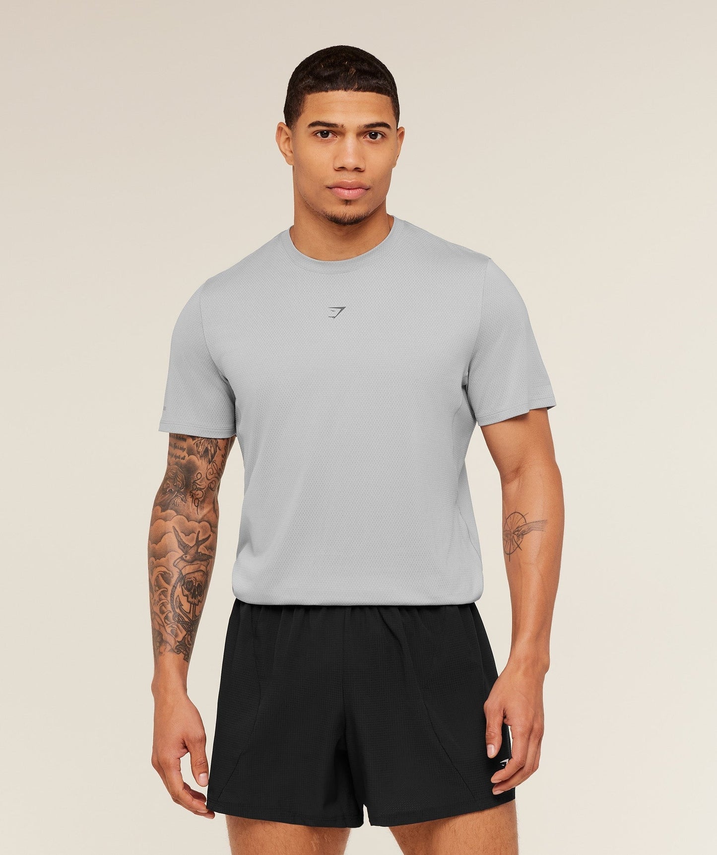 Gymshark Running T-Shirt - Stratus Grey