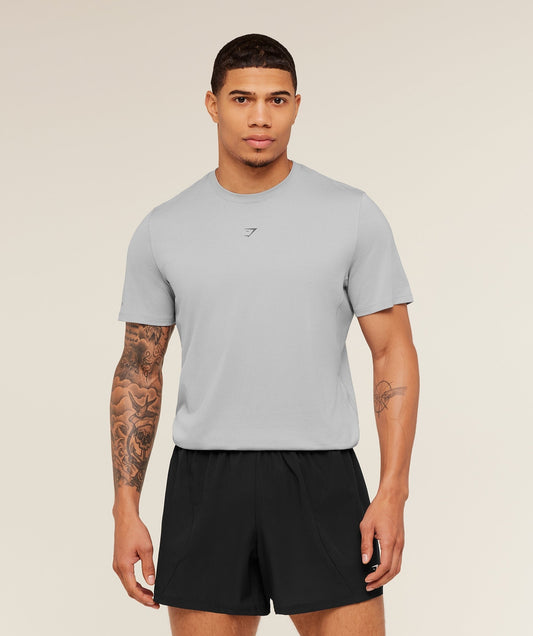 Gymshark Running T-Shirt - Stratus Grey