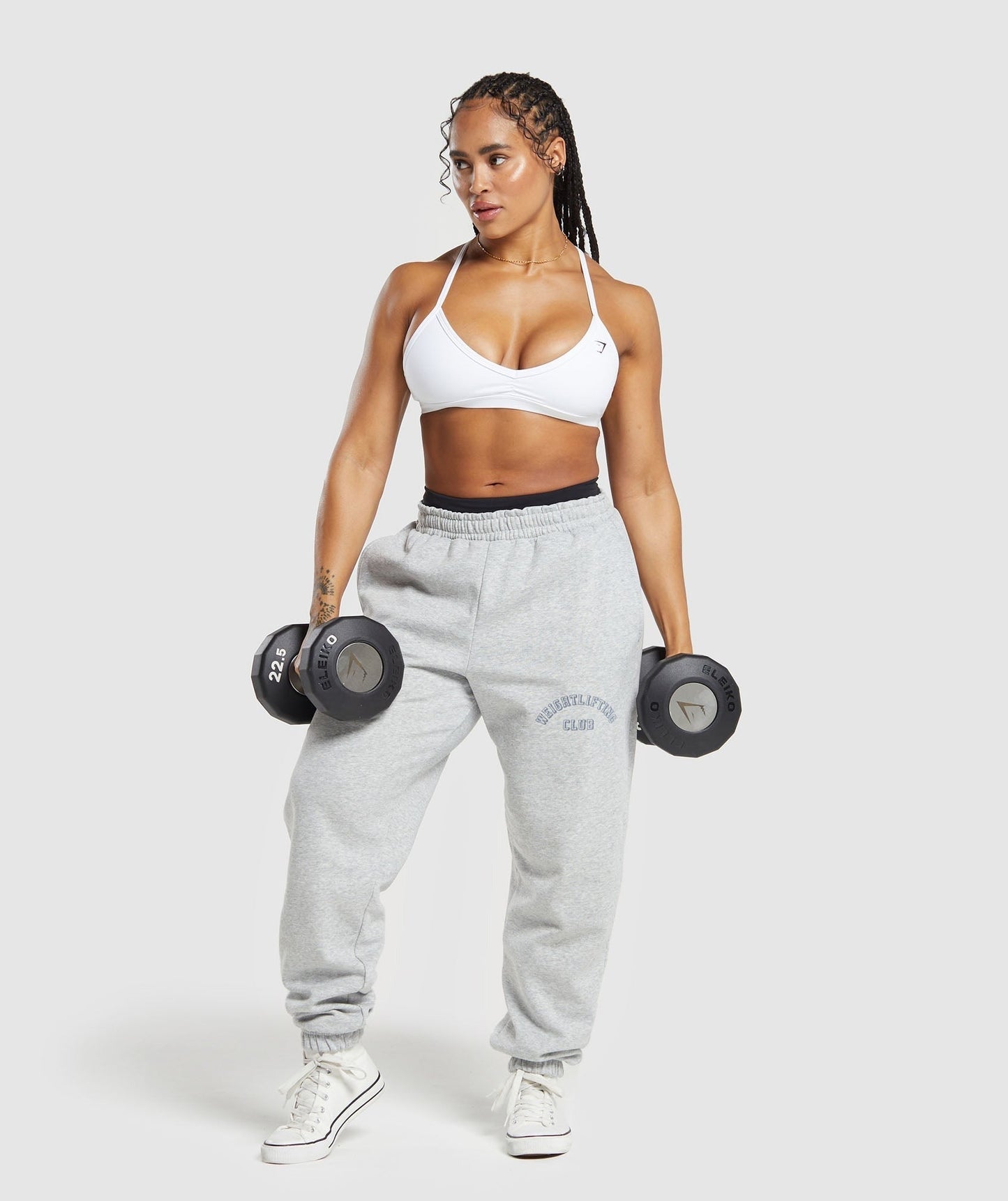 Gymshark Weightlifting Club Joggers - Light Grey Core Marl