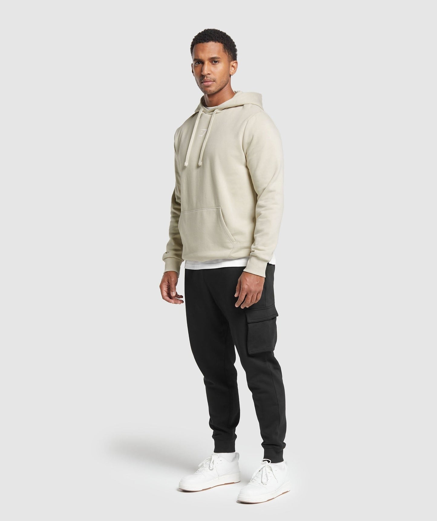 Gymshark Hybrid Wellness Hoodie - Pebble Grey