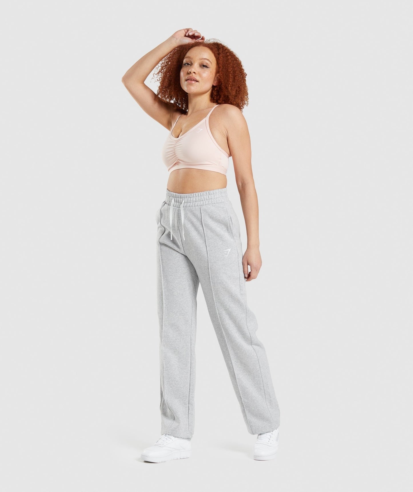 Gymshark Training Straight Leg Joggers - Light Grey Marl