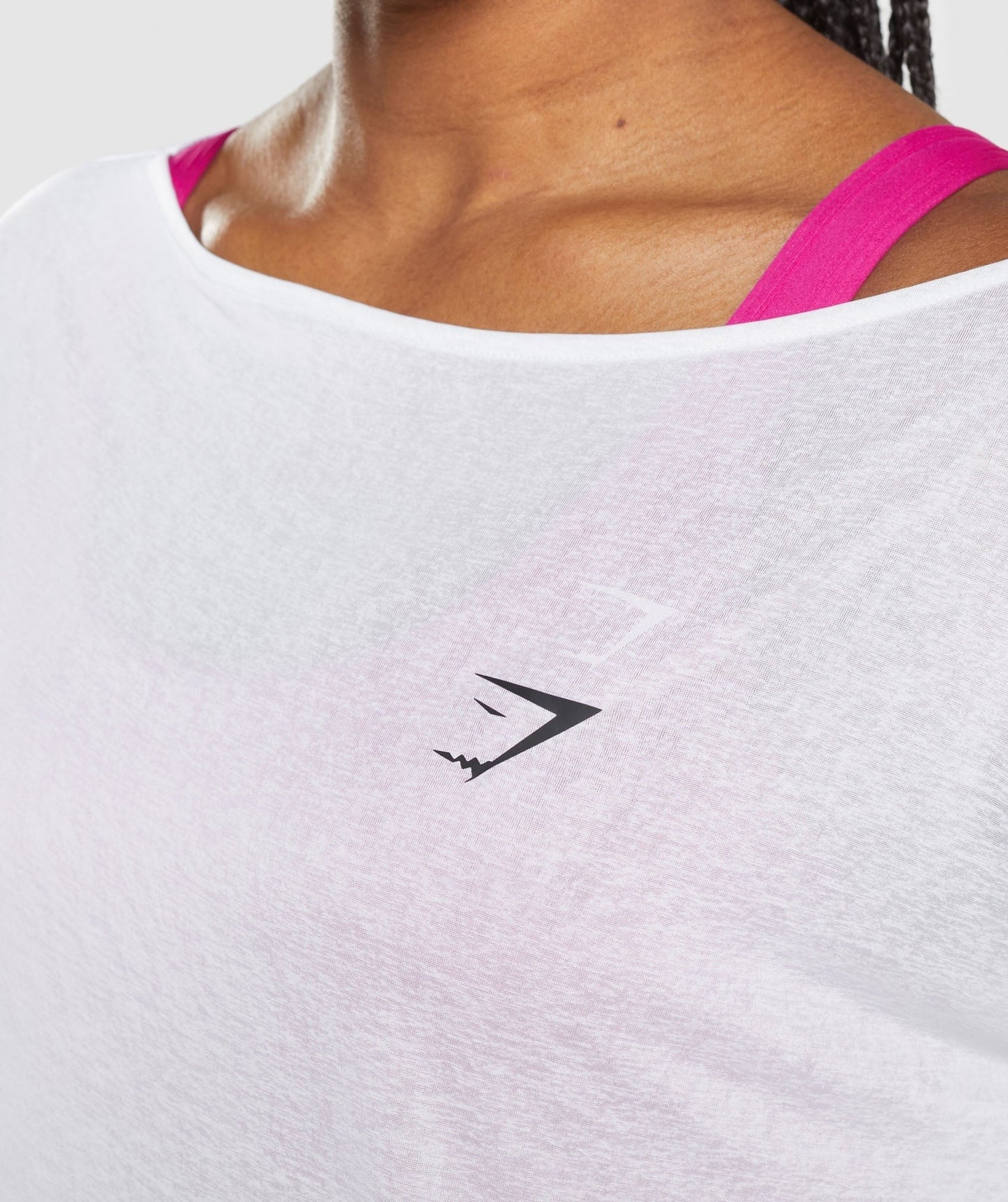 Gymshark Training Oversized Top - White