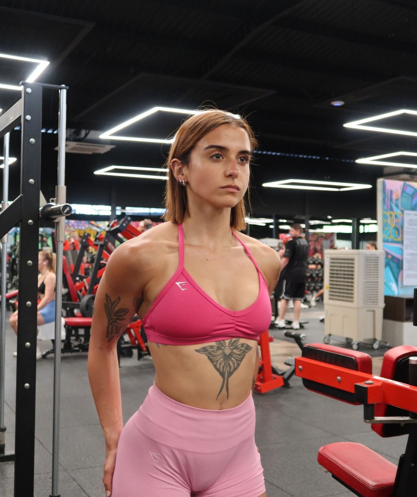 Gymshark Minimal Sports Bra - Electric Pink