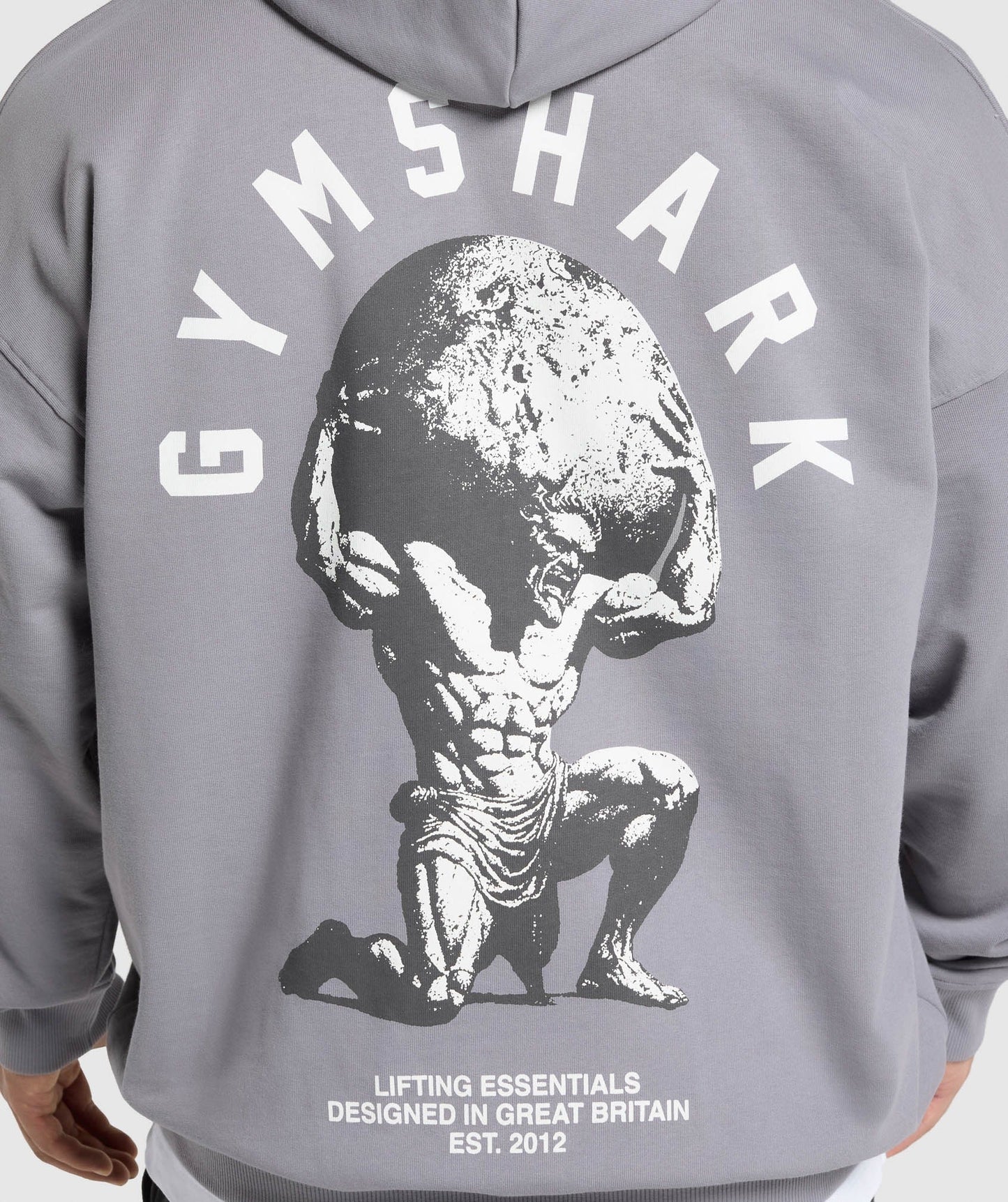Gymshark Atlas Zip Up Hoodie - Medium Grey