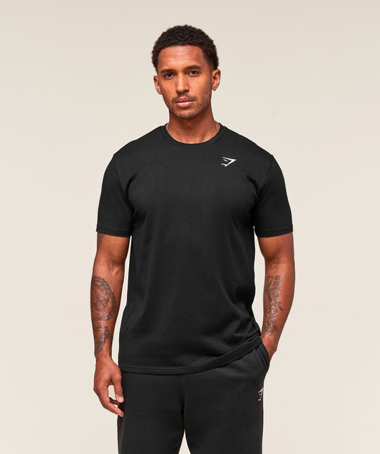 Gymshark Crest T-Shirt - Black