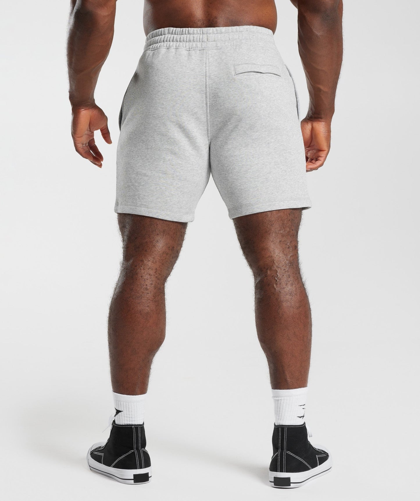 Gymshark Retrowave Shorts - Light Grey Core Marl