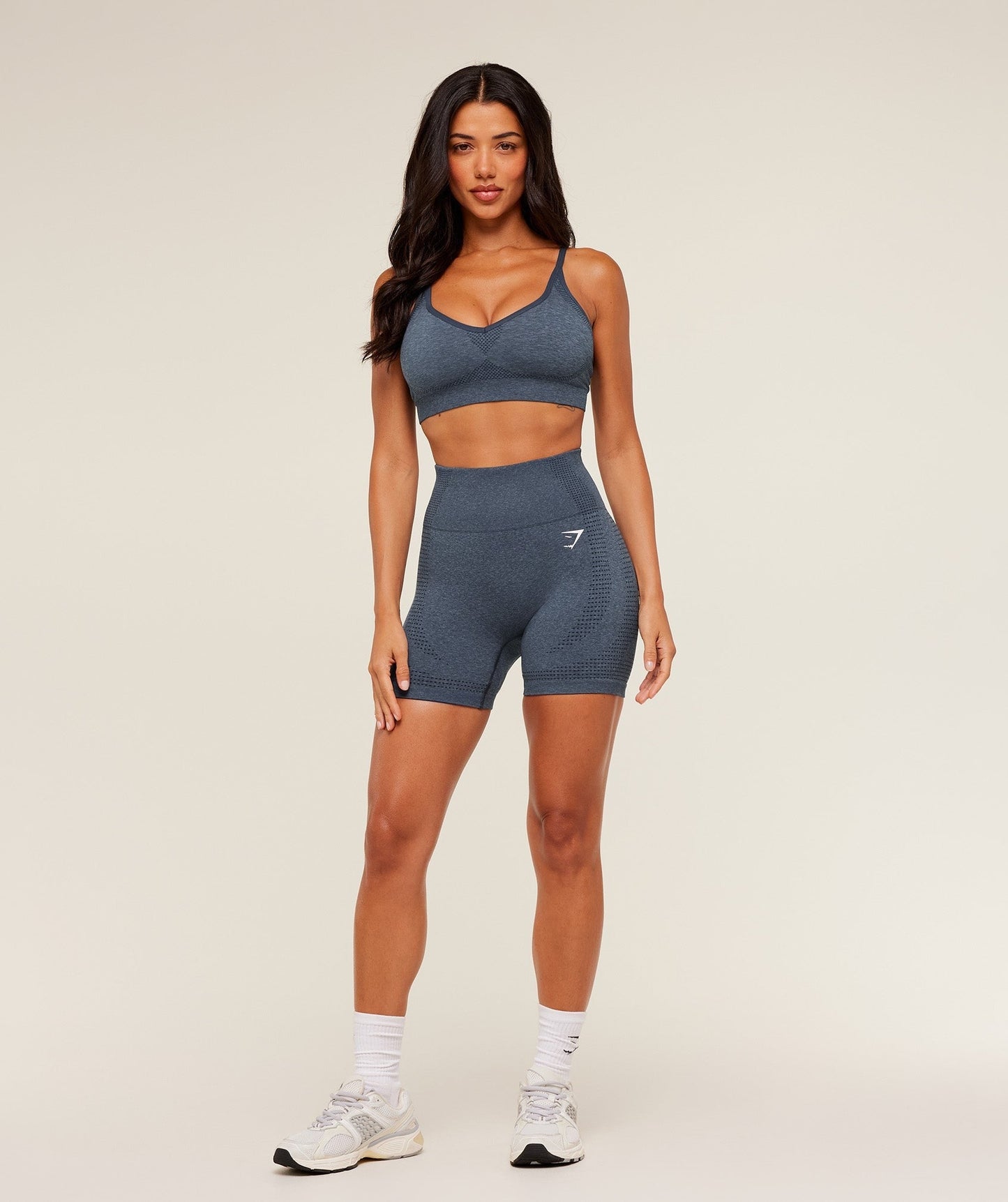 Gymshark Vital Seamless Shorts - GS Stealth Blue/ Marl