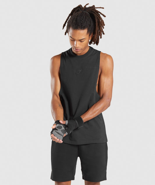 Gymshark Compound Drop Arm Tank - Black