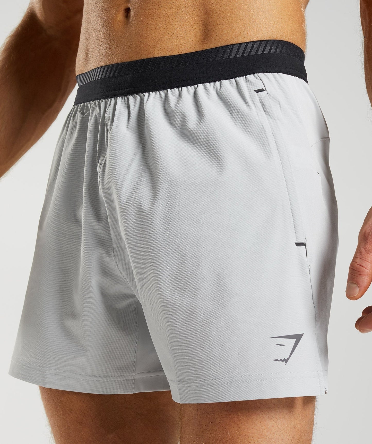 Gymshark Apex 5" Hybrid Shorts - Light Grey