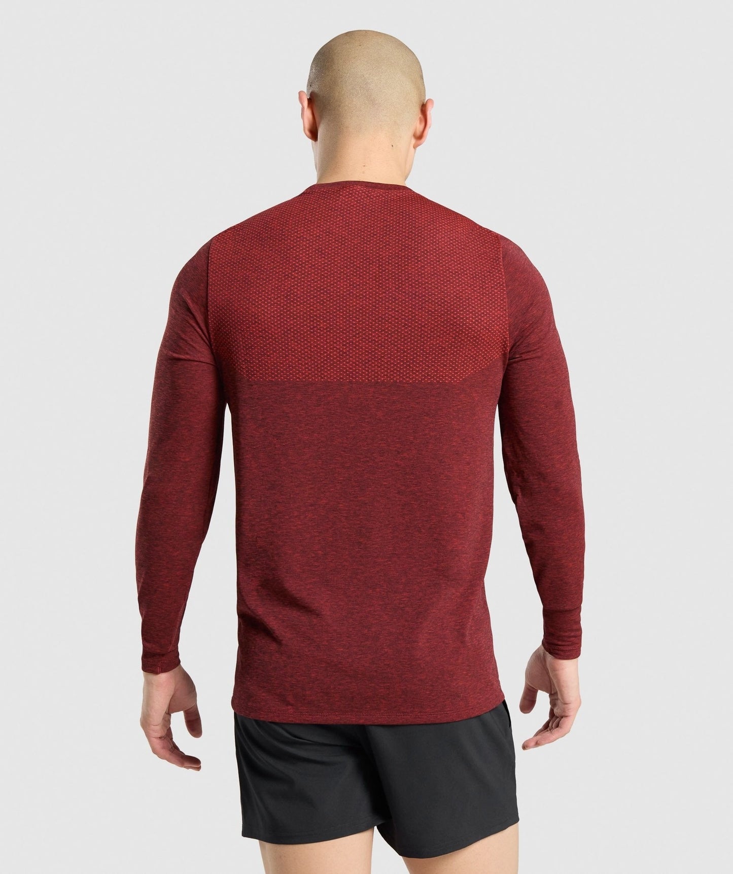 Gymshark Vital Long Sleeve T-Shirt - Red Marl