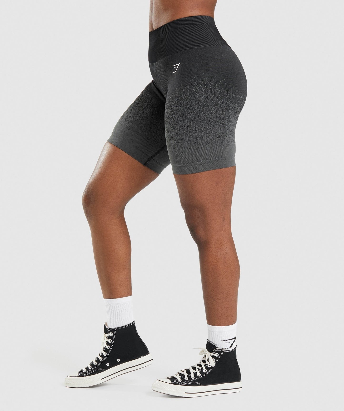 Gymshark Adapt Ombre Seamless Cycling Shorts - Black/Grey