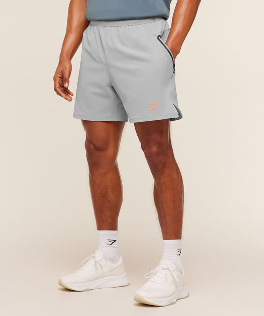 Gymshark Sport Hybrid 6" Shorts - Stratus Grey