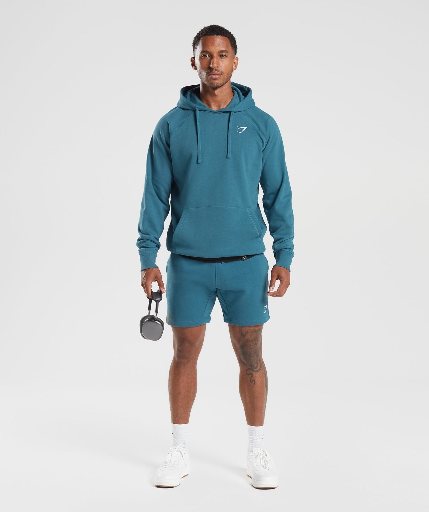 Gymshark Crest 7" Shorts - Terrace Blue