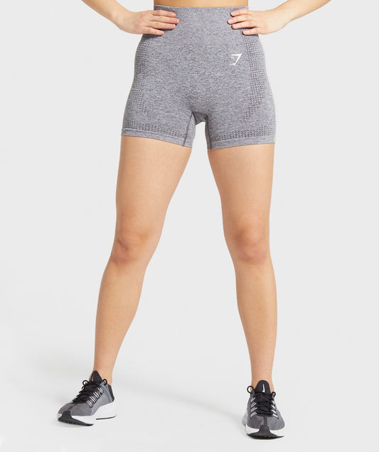 DNU - Gymshark Vital Seamless Shorts - Smokey Grey Marl
