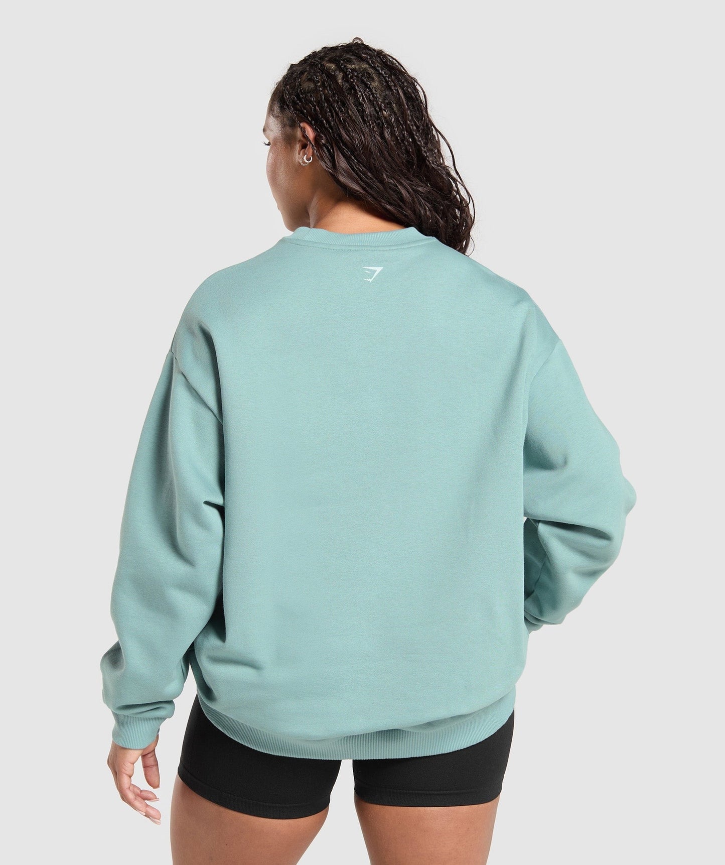 Gymshark Graphic Illustration Pullover - Celeste Blue