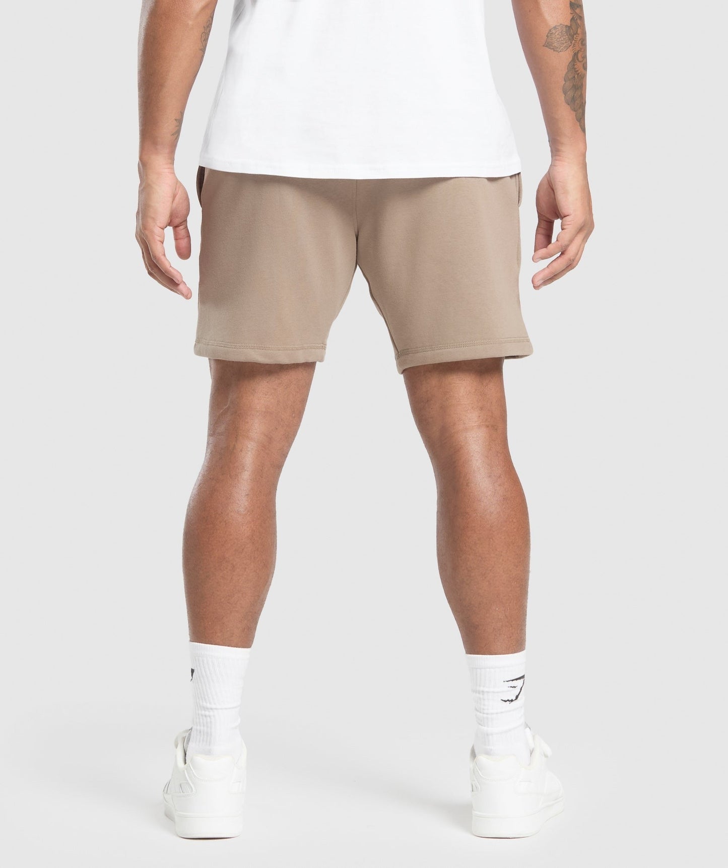 Gymshark Crest 7" Shorts - Lifestyle Brown