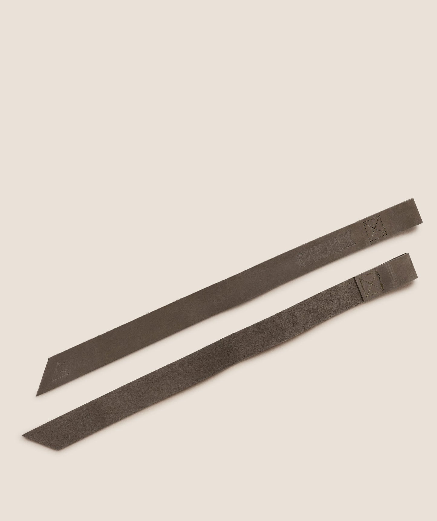 Gymshark Leather Lifting Straps - Spiced Brown