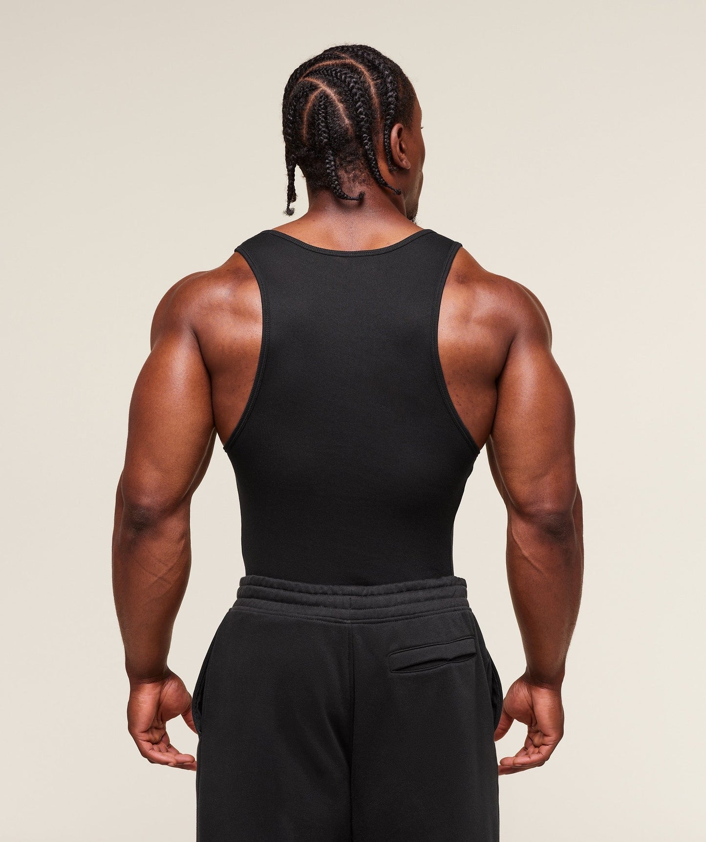 Gymshark Legacy Ribbed Tank - Black