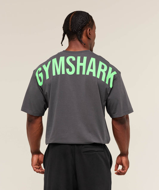 Gymshark Power T-Shirt - Grey