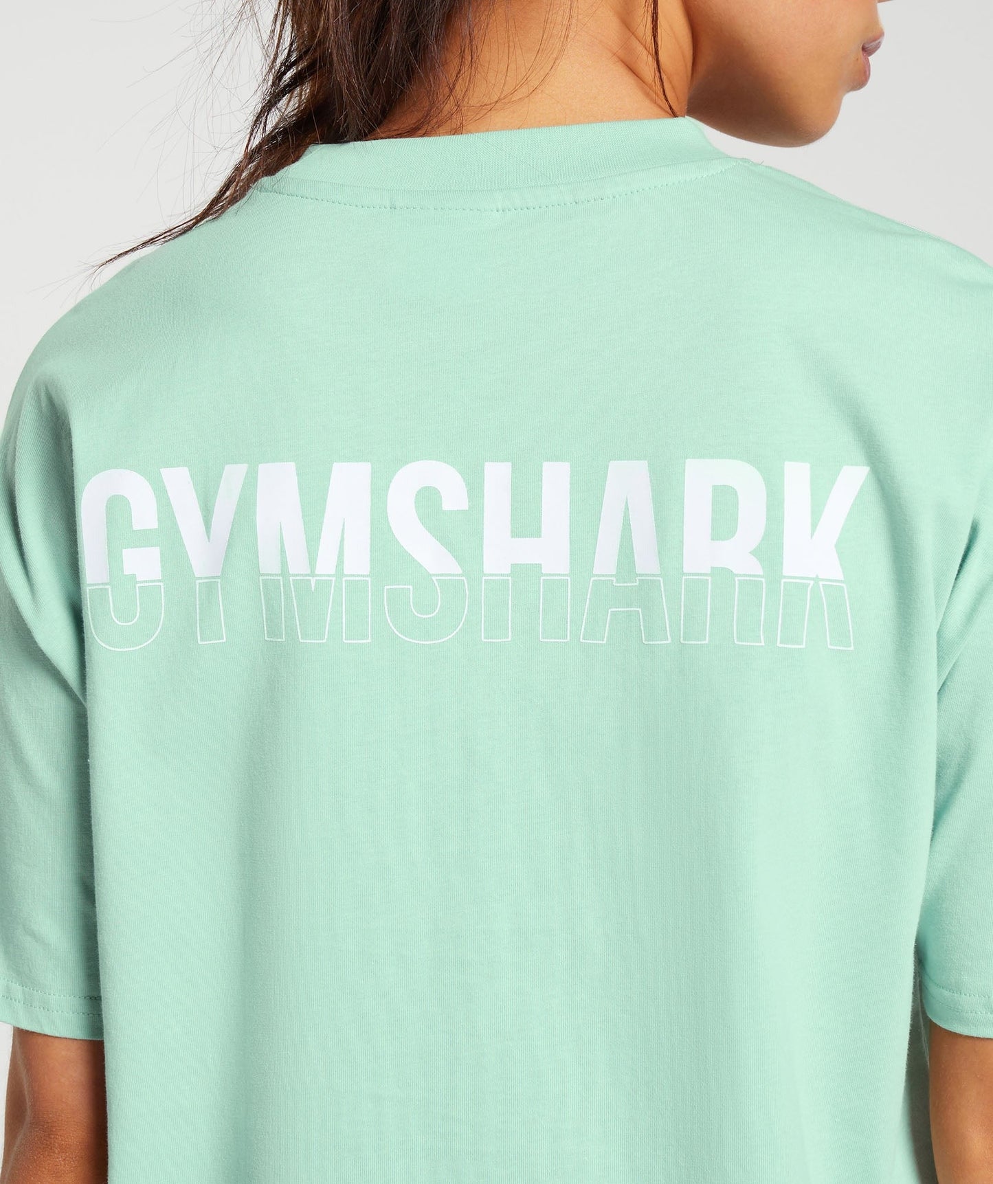 Gymshark Fraction Oversized T-Shirt - Lido Green