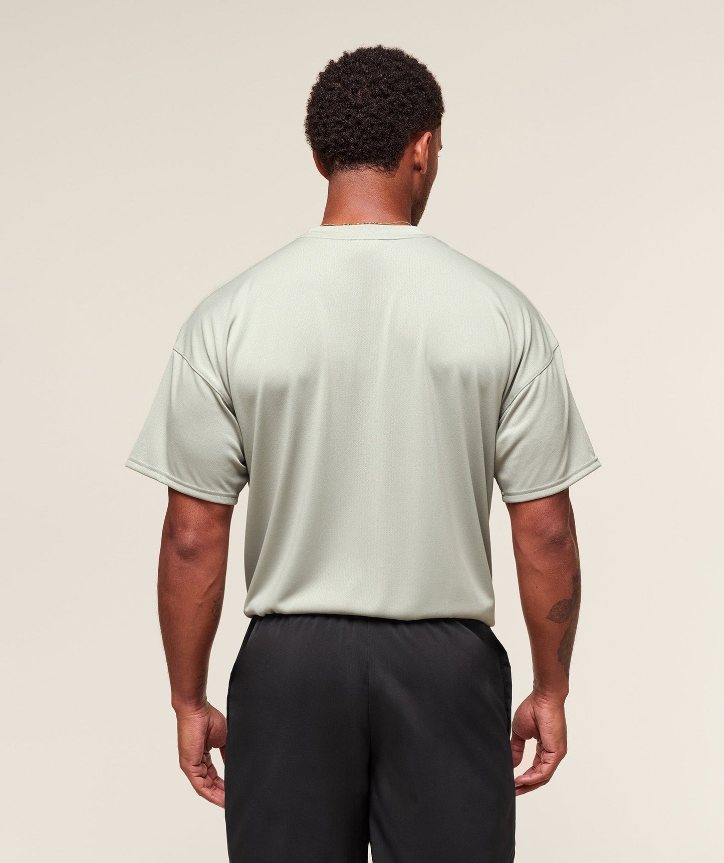 Gymshark Arrival Oversized T-Shirt - Stone Grey