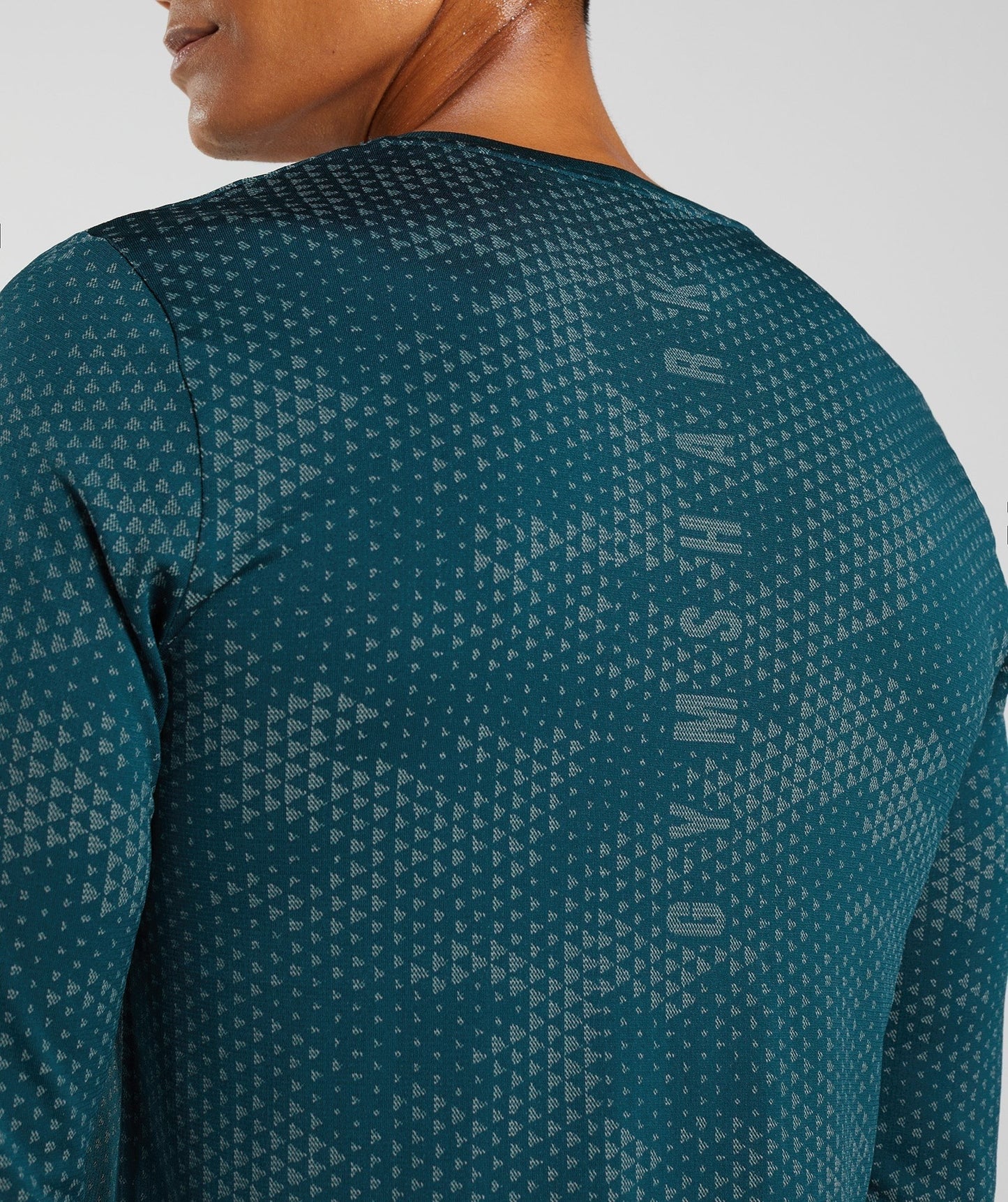 Gymshark Sport Seamless Long Sleeve T-Shirt - Winter Teal/Slate Blue