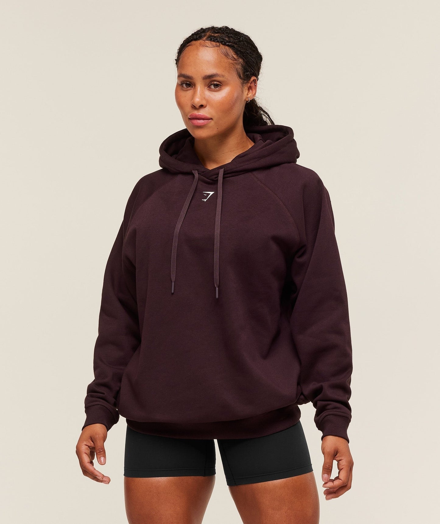 Gymshark Strength Department Oversized Hoodie - Cherry Purple