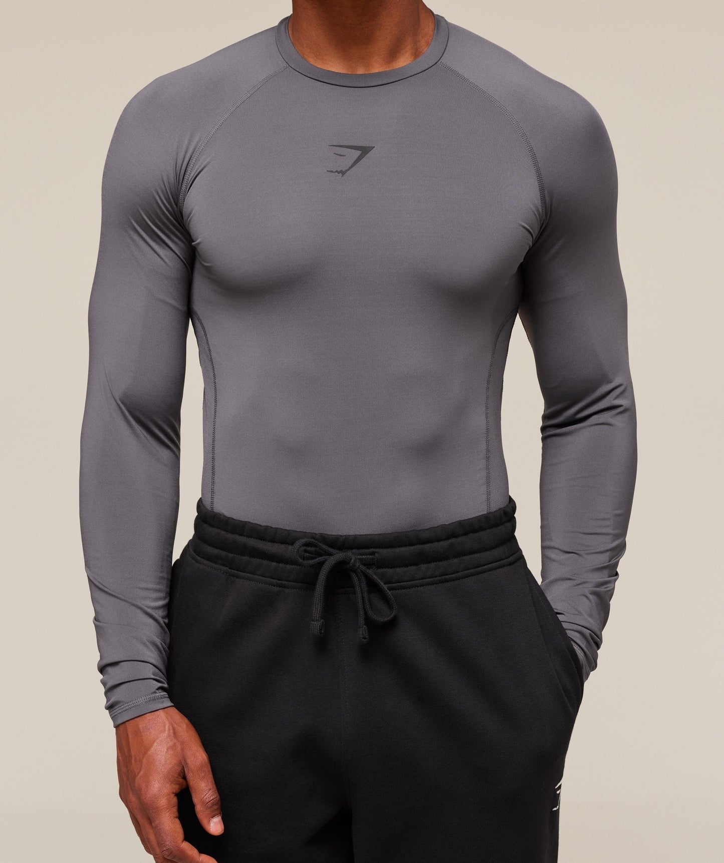 Gymshark Element Baselayer Long Sleeve T-Shirt - Dark Grey