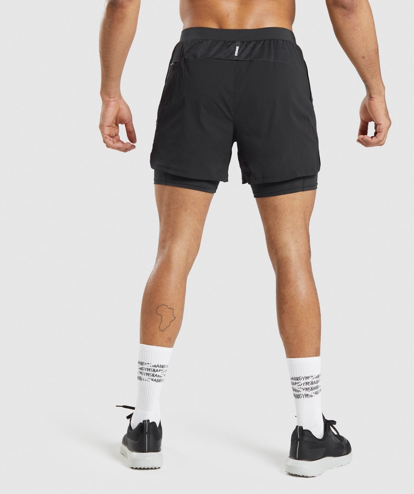 Gymshark Speed Evolve 5" 2 In 1 Shorts - Black