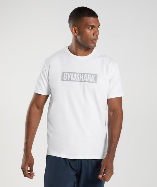 Gymshark Block T-Shirt - White