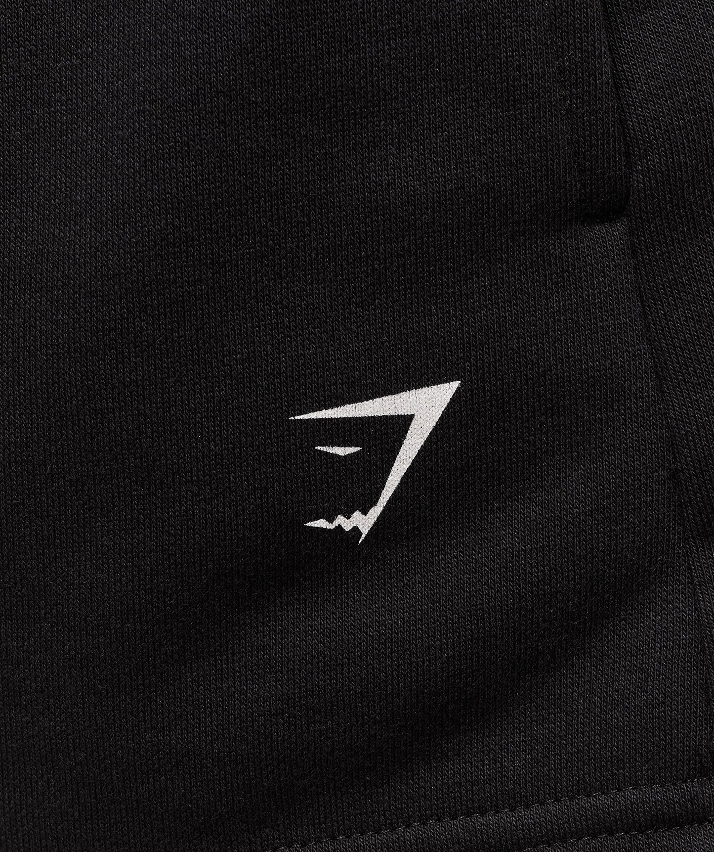 Gymshark Collegiate Graphic Fleece Shorts - Black