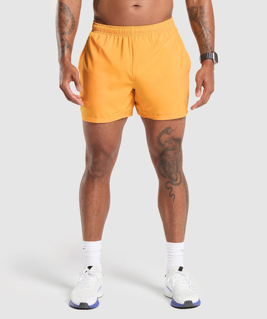 Gymshark Arrival 5" Shorts - Fitness Orange
