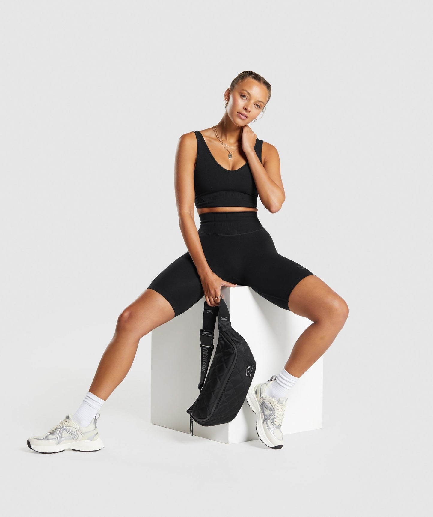 Gymshark Rest Day Seamless Bralette - Black