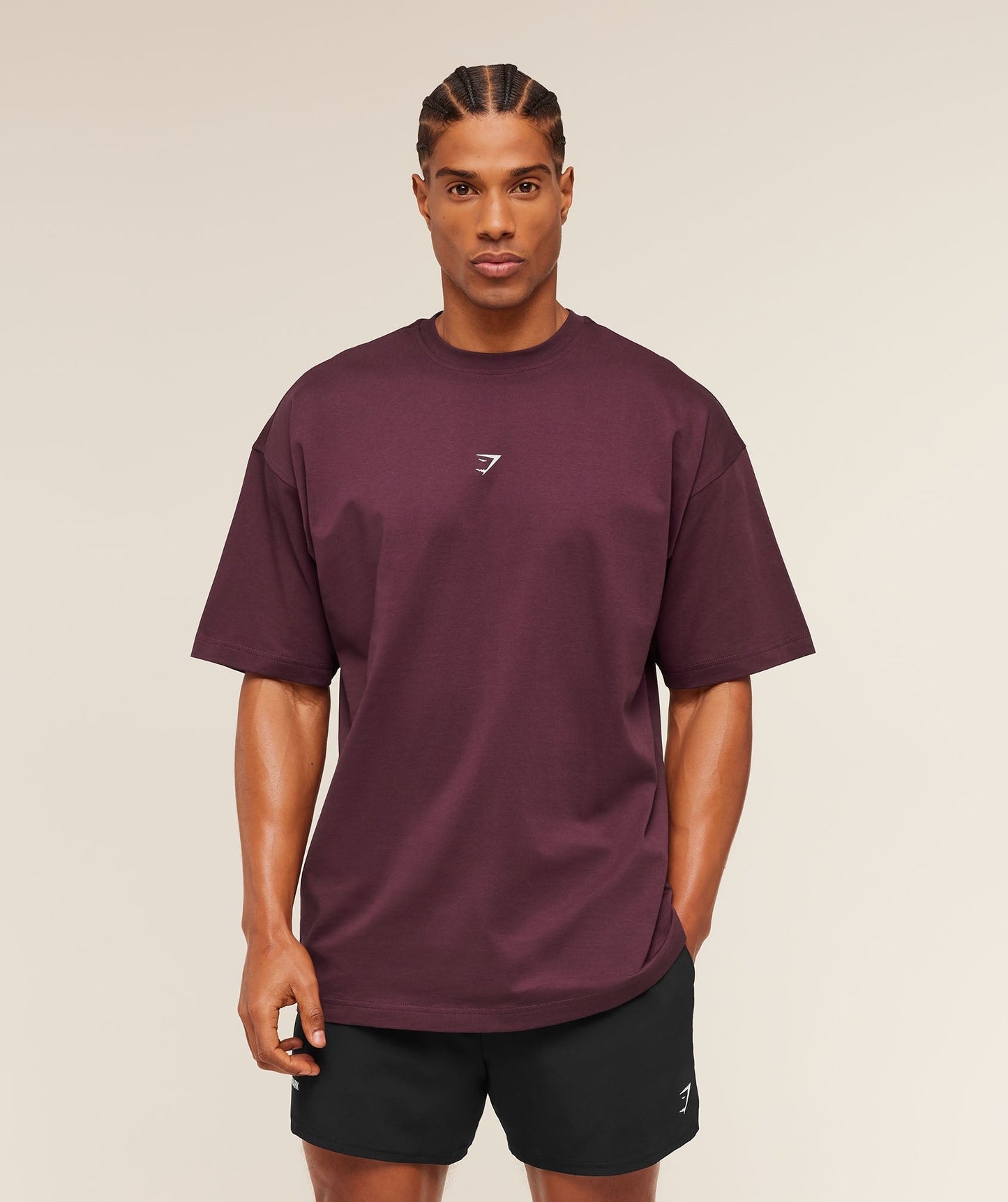 Gymshark Atlas T-Shirt - Impact Burgundy