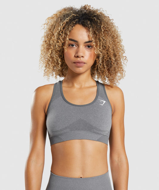 Gymshark Vital Sports Bra - Smokey Grey Marl