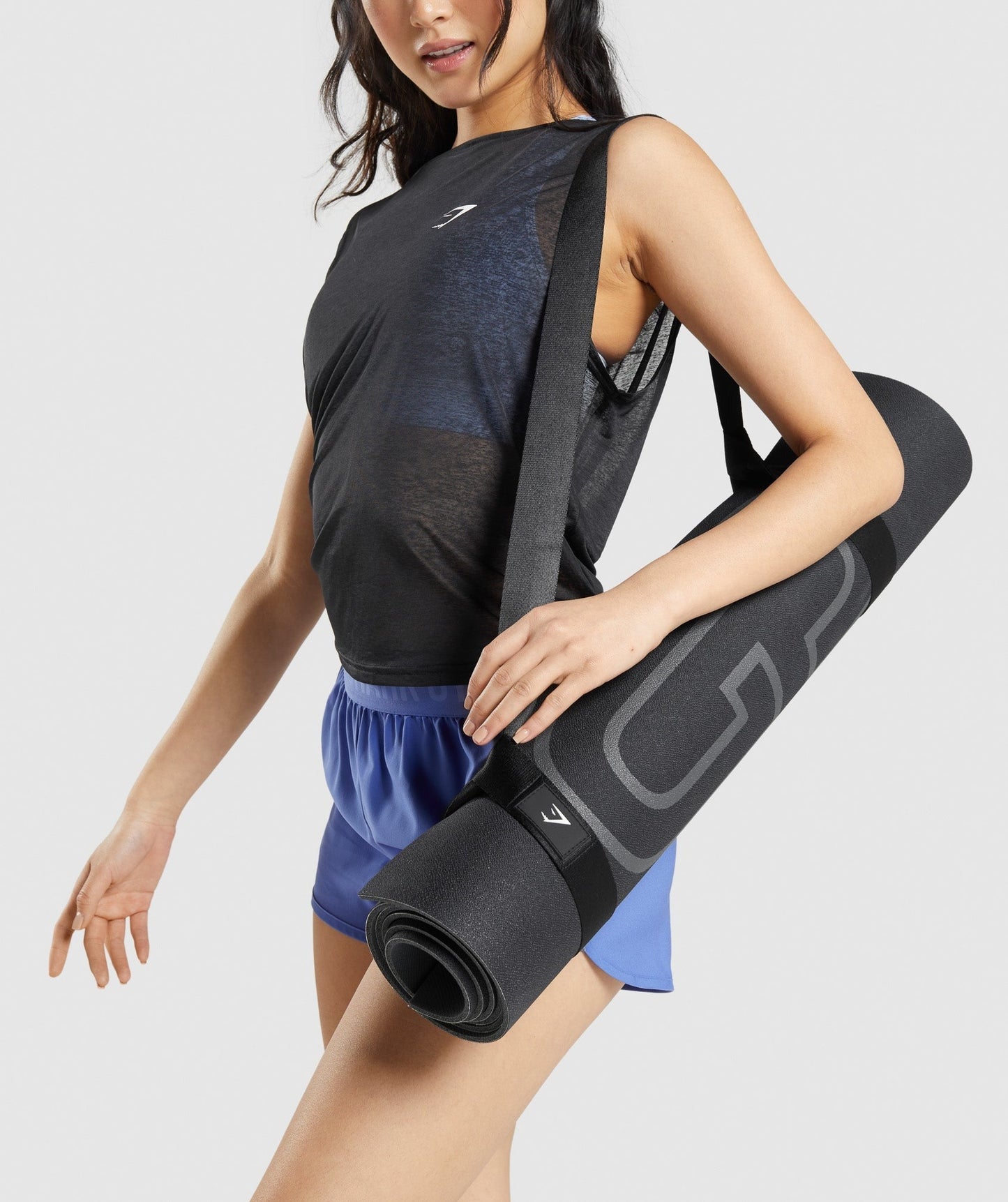 Gymshark Studio Mat Strap and Band - Black