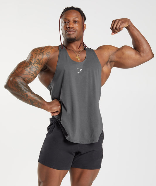 Gymshark Bold Stringer - Silhouette Grey