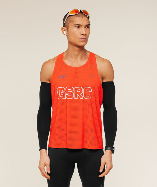 Gymshark Running Elite Race Vest - Electric Orange