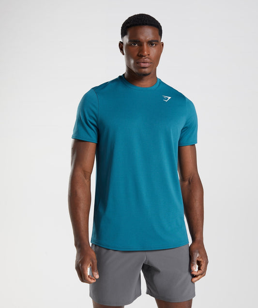Gymshark Arrival T-Shirt - Atlantic Blue