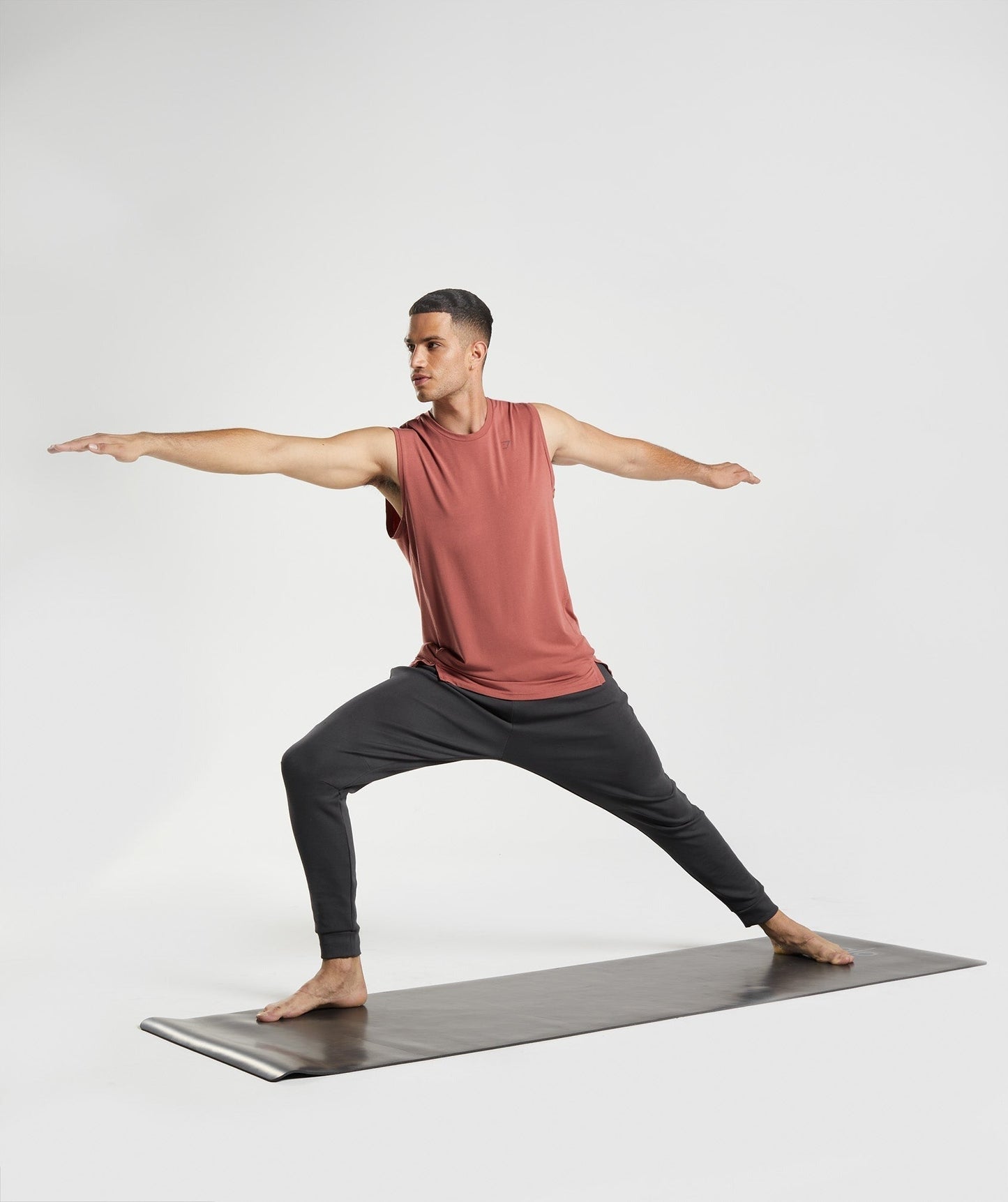 Gymshark Studio Breath Tank - Rose Brown