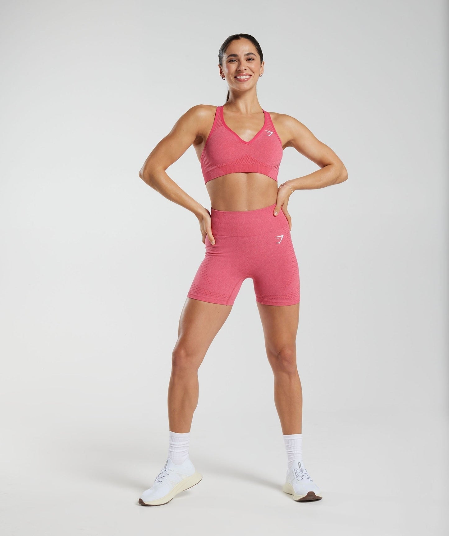 Gymshark Vital Seamless Shorts - Bright Fuchsia Marl