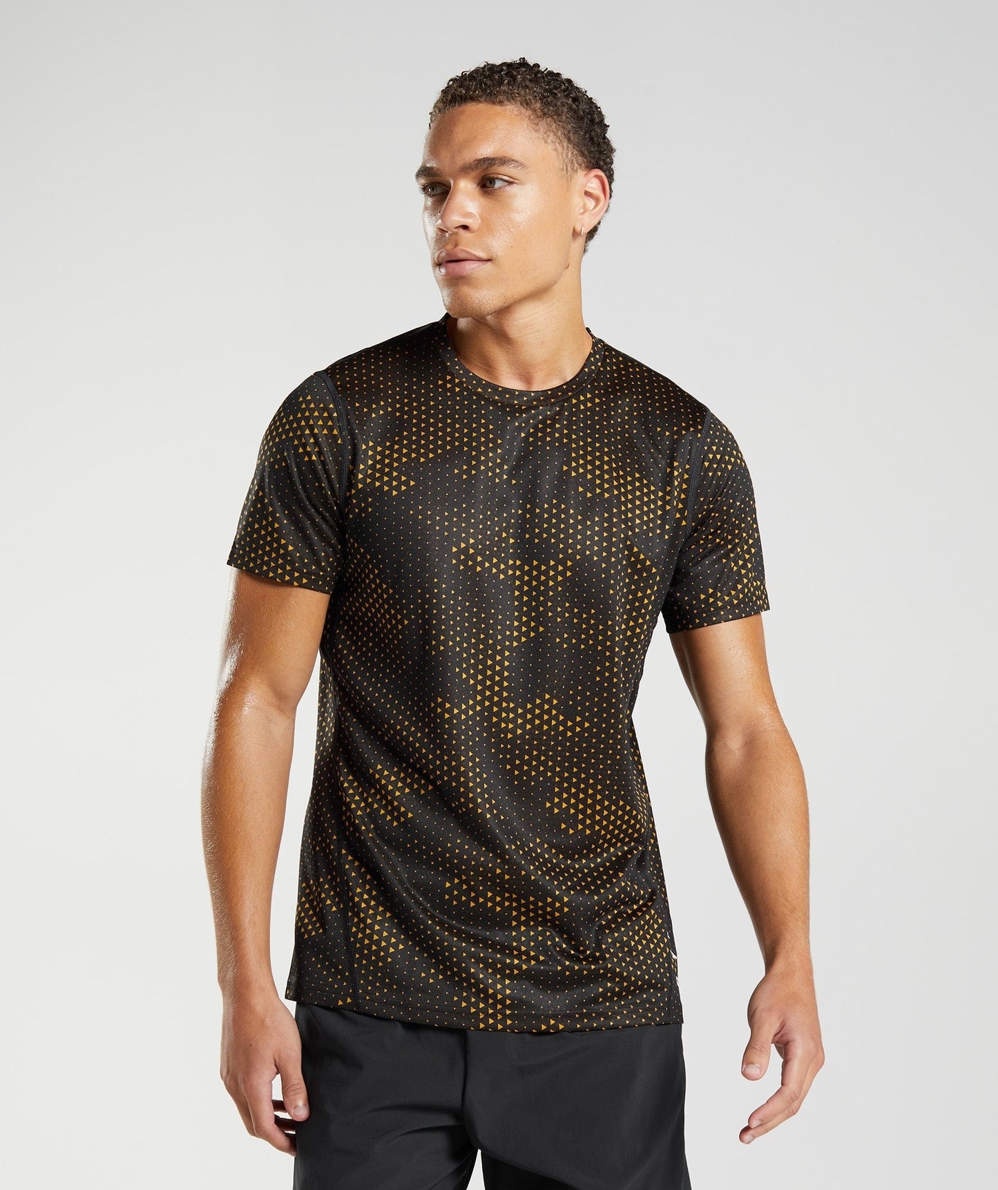 Gymshark Sport T-Shirt - Turmeric Yellow Print