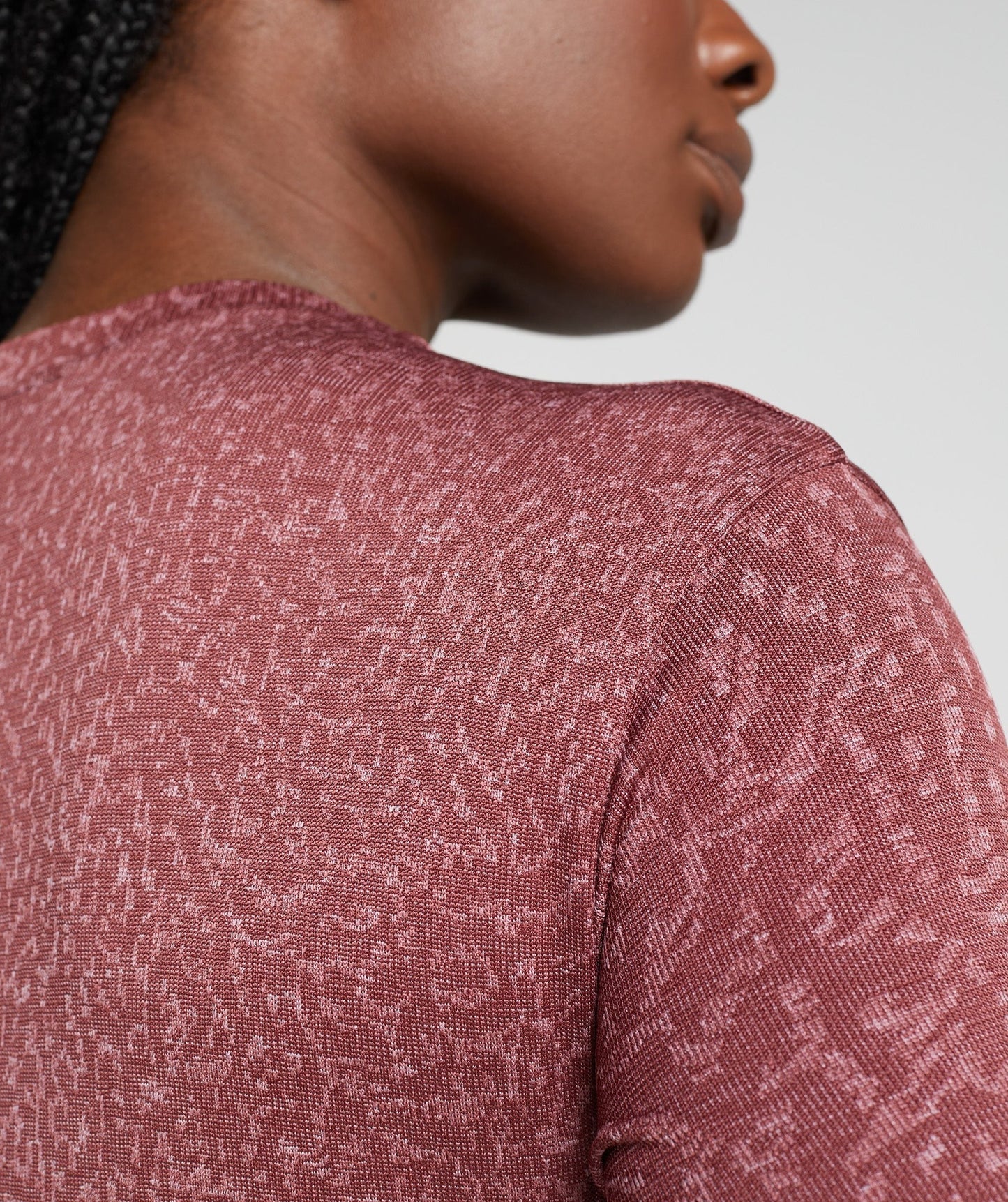 Gymshark Adapt Animal Seamless T-Shirt - Reef | Cherry Brown