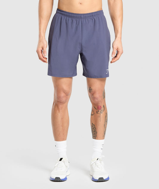 Gymshark Arrival 7" Shorts - Weighted Purple