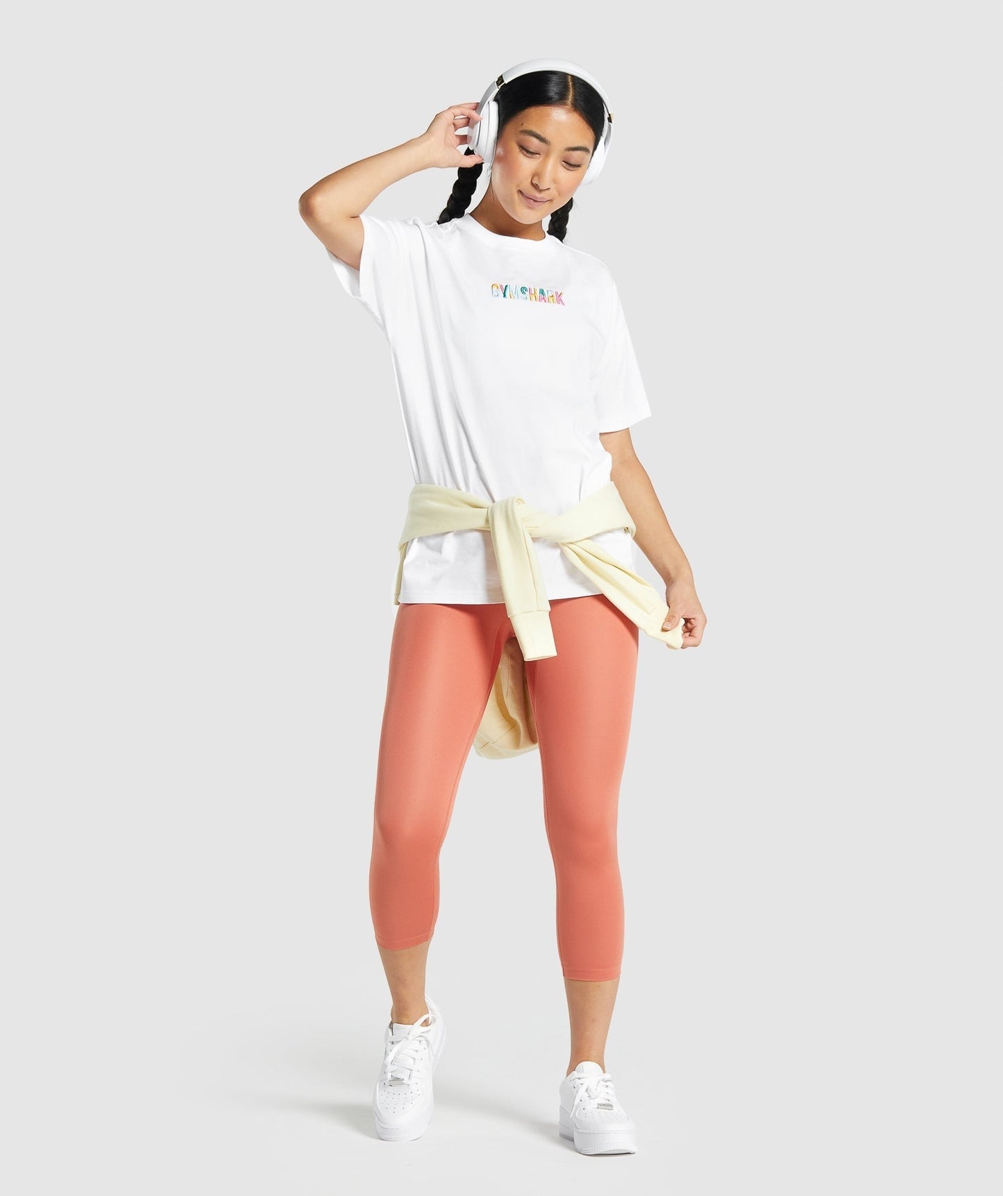 Gymshark Sundae Graphic T-Shirt - White