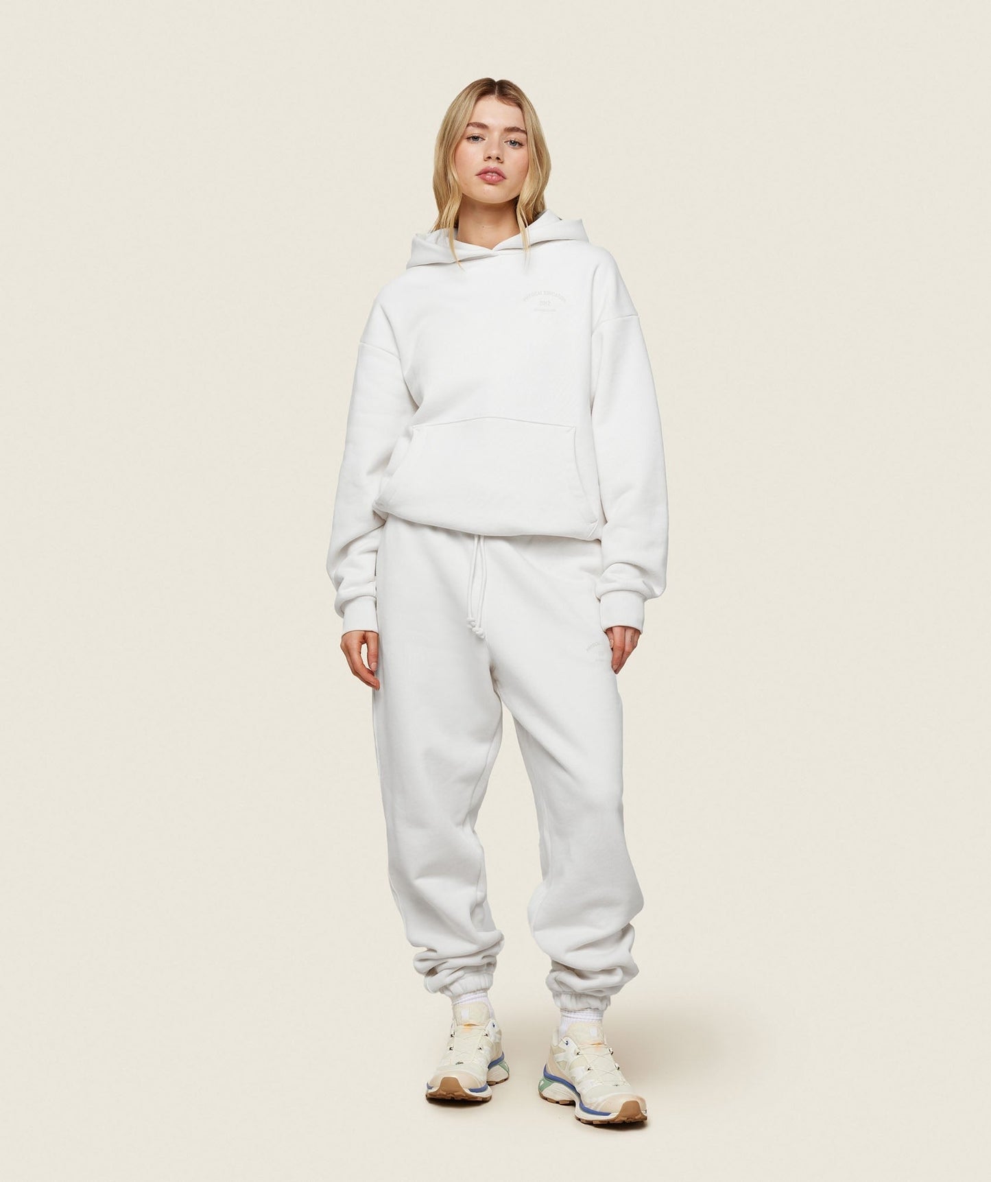 Gymshark Phys Ed Graphic Hoodie - Ecru White